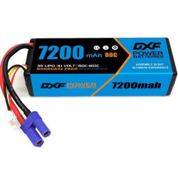 DXF Lipo 3S 7200MAH 80C