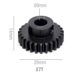 Rocket RC Pinion Gear 8mm 27T 11025-6017-02