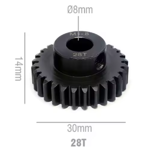 Rocket RC Pinion Gear 8mm 28T 11025-6018-02