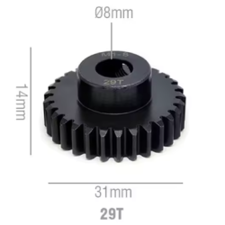 Rocket RC Pinion Gear 8mm 29T 11025-6019-02