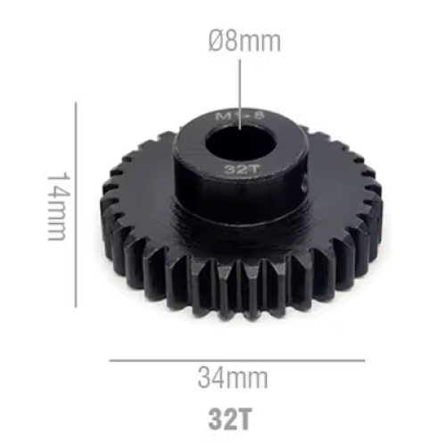 Rocket RC Pinion Gear 8mm 32T 11025-6022-02