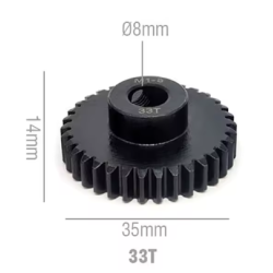 Rocket RC Pinion Gear 8mm 33T 11025-6023-02