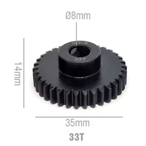 Rocket RC Pinion Gear 8mm 33T 11025-6023-02