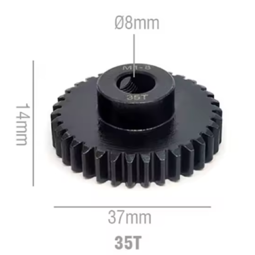 Rocket RC Pinion Gear 8mm 35T 11025-6025-02