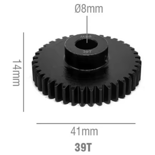 Rocket RC Pinion Gear 8mm 39T 11025-6029-02