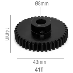 Rocket RC Pinion Gear 8mm 41T 11025-6031-02