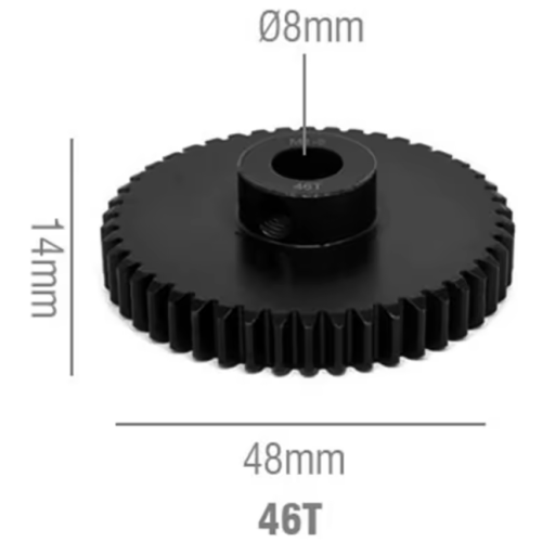 Rocket RC Pinion Gear 8mm 46T 11025-6036-02