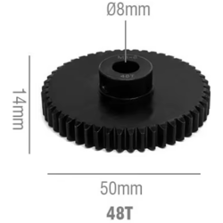 Rocket RC Pinion Gear 8mm 48T 11025-6038-02