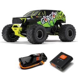 Arrma 1/10 GORGON 2WD RTR Brushed Monster Truck (Battery & Charger Included), Yellow ARA3230ST1