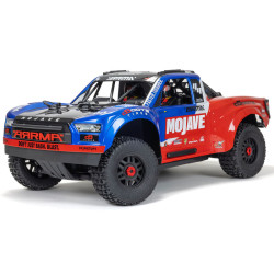 Arrma 1/8 MOJAVE 4S 4X4 RTR Brushless Desert Truck, Blue/Red ARA4404T2