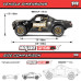 Arrma  1/16 MOJAVE GROM 223S DSC 4X4 RTR Brushless Desert Truck, Black ARA2304T1