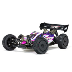 Arrma 1/8 TYPHON 6S TLR Tuned 4X4 Roller Brushless Buggy, Pink/Purple ARA8306