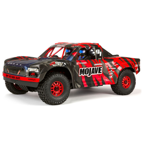 Arrma 1/7 MOJAVE 6S 4X4 RTR Brushless Desert Truck, Red/Black ARA7604V2T2