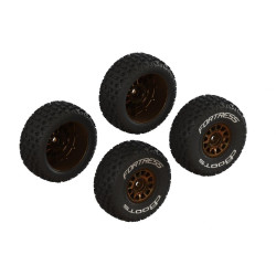 Arrma Mojave 1/18 Glued Tire Set, Bronze (2 Pairs) ARA-2024