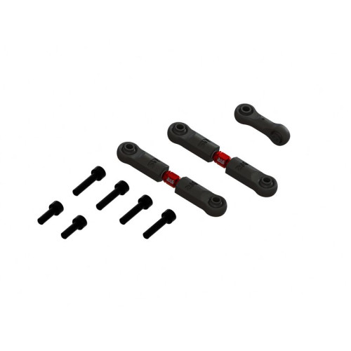 Arrma Aluminum Adjustable Steering Links Set B (2): Grom ARA340217
