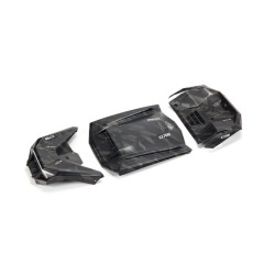 Arrma Fireteam Exterior Body Panels Painted Black Camo ARA411023