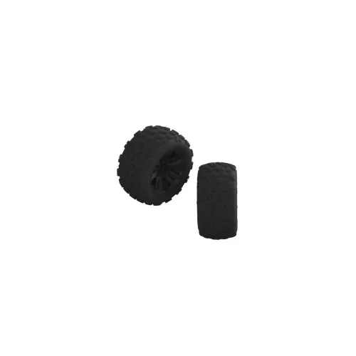 Arrma Kraton/Outcast 4S Dboots Copperhead2 Lp Tire Set Glued (1Pair) Hex 17mm ARA550090