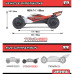 Arrma 1/14 TYPHON GROM 4X4 RTR Brushed Buggy (Battery & Charger Included), Blue/Silver ARA2106T1