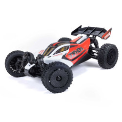 Arrma 1/14 TYPHON GROM 4X4 RTR Brushed Buggy (Battery & Charger Included), Red/White ARA2106T2