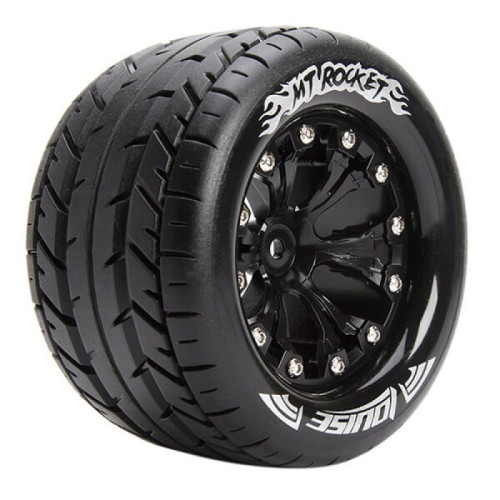 Louise MT-Rocket 1/10 Black Soft 1/2"x2.8" Offset Hex 12mm L-T3201SBH